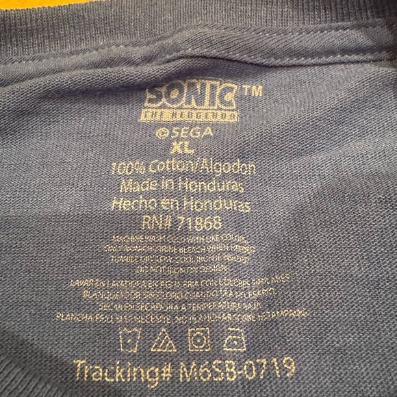 Sonic the Hedgehog Sonic & Tails It’s Go Time Blue Youth Shirt Size XL New - Picture 9 of 9